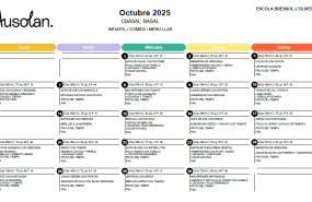 Menú octubre 
